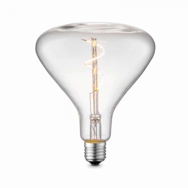 GLOBO LED-Leuchtmittel Glühbirne trichterförmig Glas klar 14 cm 11475