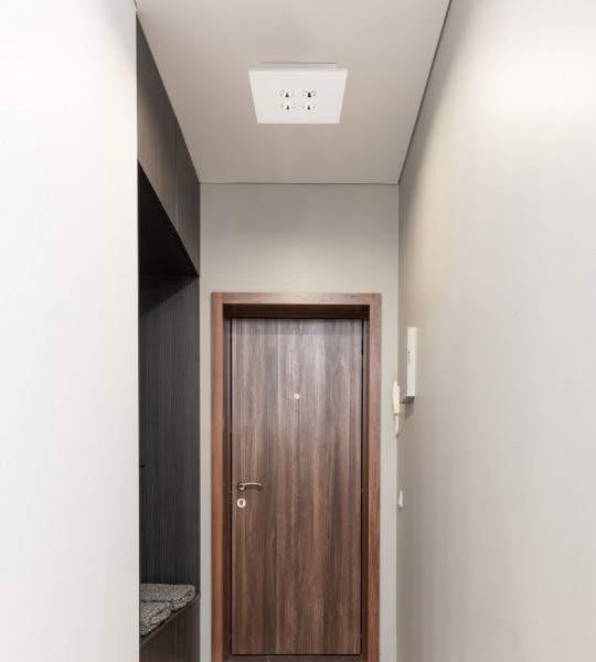 GLOBO Deckenlampe Wohnzimmer Glas LED Deckenleuchte Schlafzimmer Weiß 55010-4