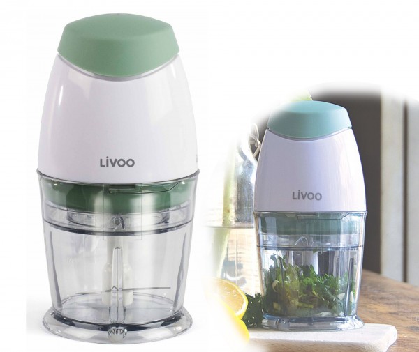 LIVOO Multi-Zerkleinerer Küchengerät Edelstahlklingen DOP118VE