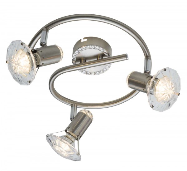 Deckenleuchte LED Wohnzimmer Deckenlampe Deckenstrahler 3 Flammig 57304-3