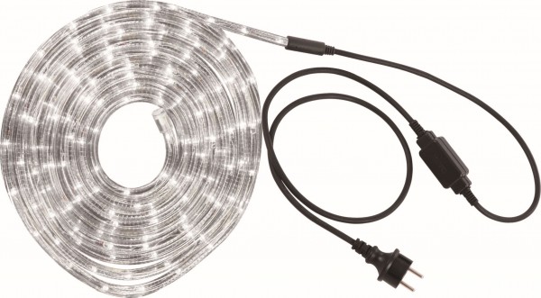 Lichterschlauch Außen LED kaltweiß Kabelgebunden transparent 38971