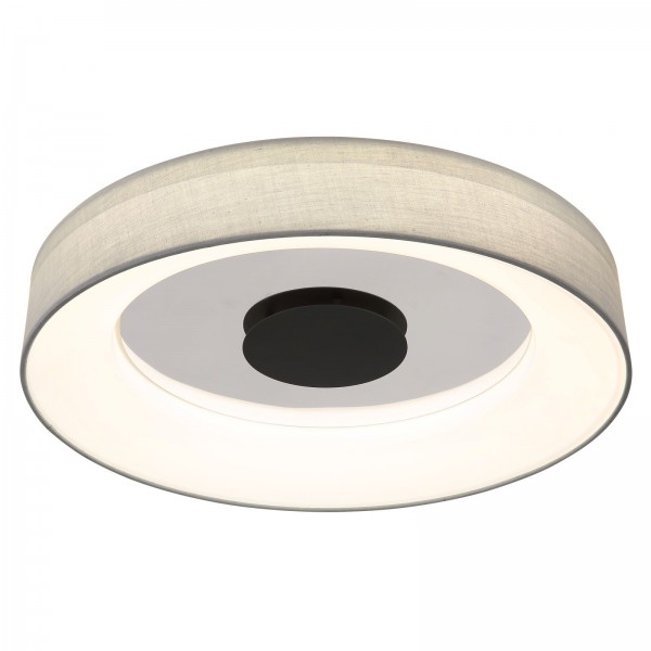 Deckenleuchte LED Wohnzimmer Textil Deckenlampe Bluetooth Lautsprecher 48372-30