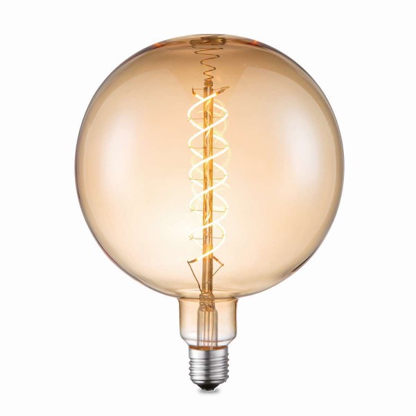 GLOBO LED-Leuchtmittel Glühbirne E27 Glas amberfarben 11493