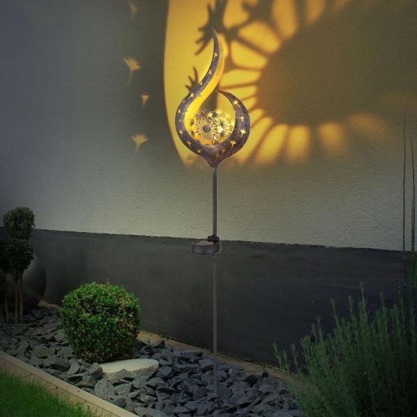 Solarleuchte Garten Skulptur Solarlampe Außen Außenleuchte Solar 36529