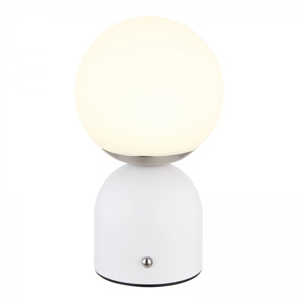Tischlampe kabellos mit Akku Wohnzimmer Touch Dimmer Tischleuchte Weiß Dimmbar