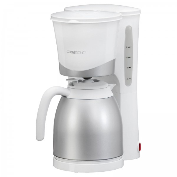 CLATRONIC Kaffeemaschine Thermokanne 1,0 Liter 870 Watt KA 3327 weiss