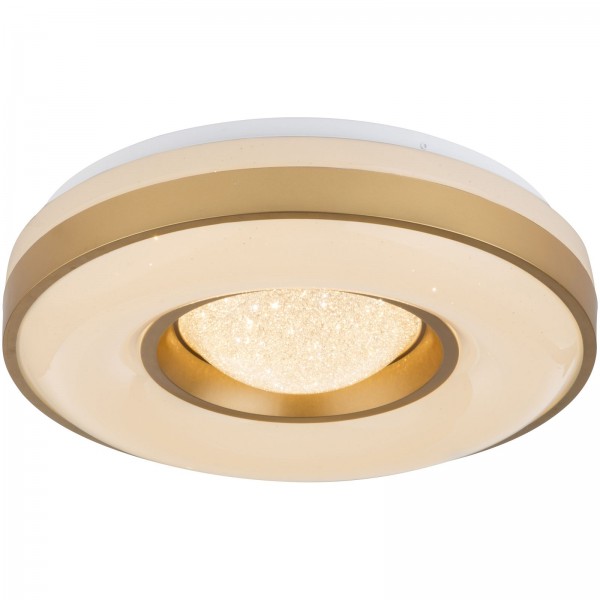 Deckenleuchte LED Wohnzimmer Schlafzimmer Flur Deckenlampe gold 41742-24